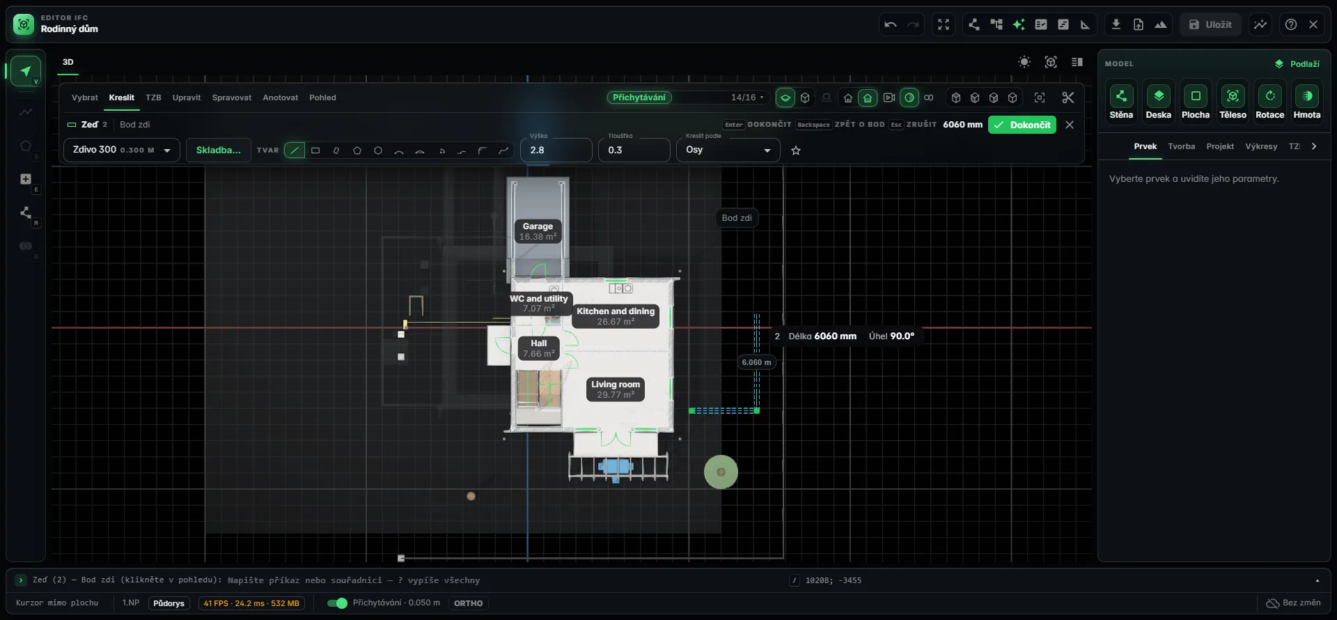 An editor like professional CAD
